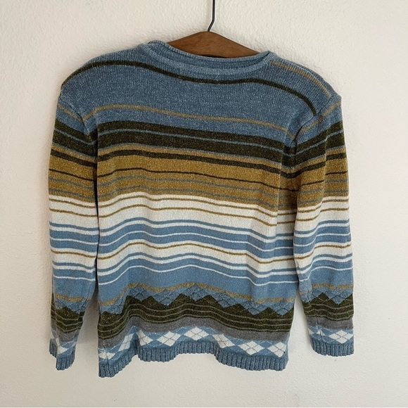 Vintage K Studios Knit Velour Roll Neck Sweater - Picture 8 of 9